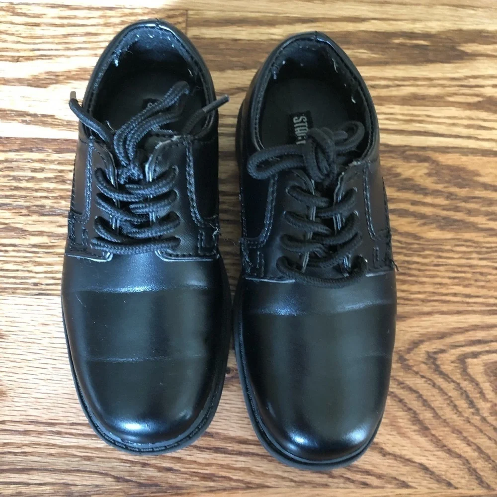 Stacy Adams Kids Black dress Shoes size 8M